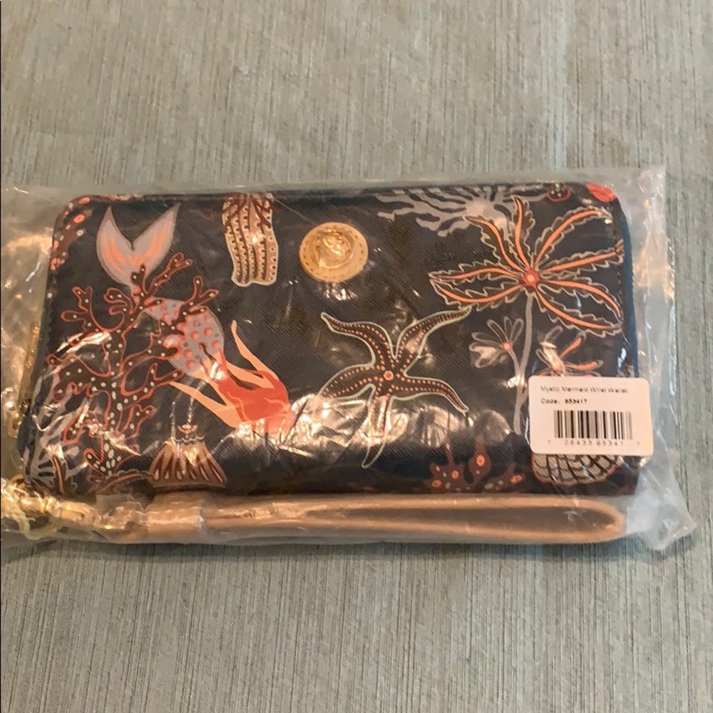NWT Spartina 449 Mystic Mermaid Wrist Wallet
